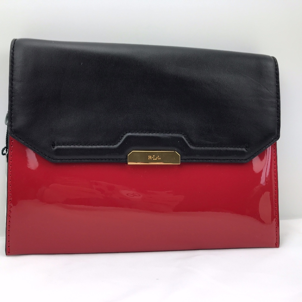 Ralph Lauren Mitford Amery Clutch Chain Strap Bag